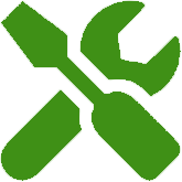 Servicing green icon
